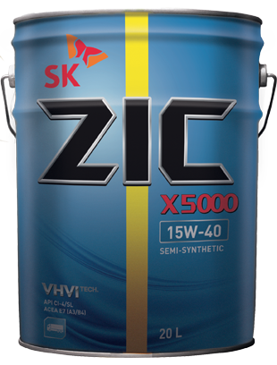 ZIC NEW  X 5000 15/40  CI-4 20л (диз. п/с)