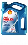 SHELL HELIX HX7 10w40  SP A3/B4   4 л синяя (масло полусинтетическое)