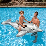 Игрушка для катания верхом Дельфин мал., от 3 лет, 175*66см, INTEX 58535