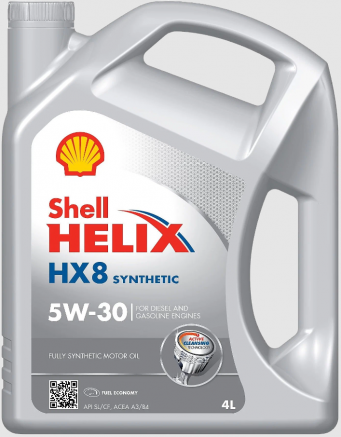 SHELL HELIX HX8 X 5W-30 SP A3/B4 (4л) Синт мот.масло