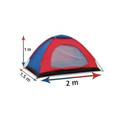 Палатка турист-я SY-004,2 м, 2х1,5х1,1м (603) /20/