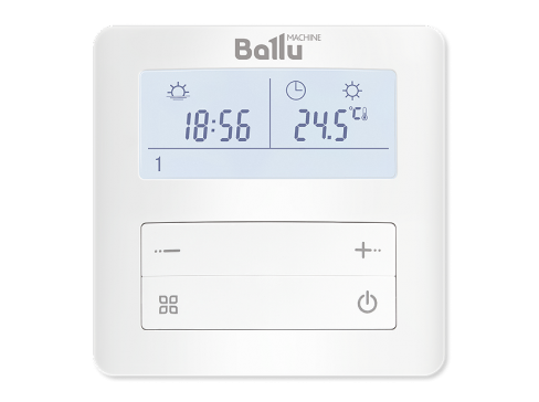 Терморегулятор BALLU BDT-2, цифровой (от +5°С до +35°С), IP20, до 3,6кВт.