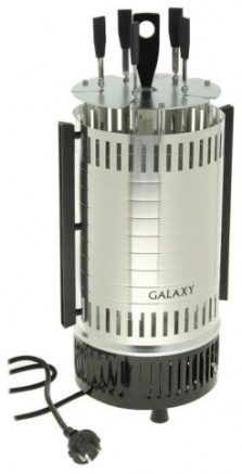Шашлычница электр., GALAXY GL-2610 5 шампуров, 1000Вт /4/