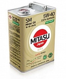 MITASU MOLY-TRIMER 5W40 SM (4л) синт.для бенз.двигателей