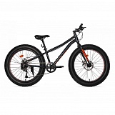 Велосипед BLACK AQUA Fat 2692 D matt 26"  черный GL-339D