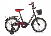 Велосипед BlackAqua 1604 с корзиной, хаки DK-1604