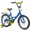 Велосипед NOVATRACK 18" URBAN синий, защита А-тип, тормоз нож., крылья и багажник хром. 158764