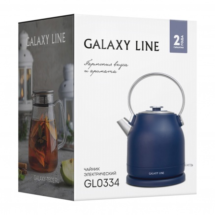 Чайник  GALAXY 1.5л  GL-0334 дисковый 2200Вт нерж  /12/ (шт.)