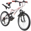 Велосипед NOVATRACK 20" DART, белый, сталь, 6 скор., TY21/RS35/SG-6SI, Shimano 139723