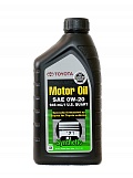 TOYOTA Motor Oil SAE 0w20 SN 0,946 л (масло синтетическое) Америка, Пластиковая канистра