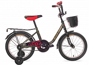 Велосипед BlackAqua 1404 с корзиной, хаки DK-1404
