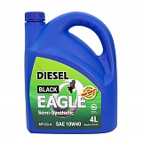 Масло дизельное BLACK EAGLE Diesel Semi-Syn. 10W40 API CG-4  4L