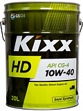 Масло моторное Kixx DYNAMIC CG-4 10w40 п/с 20л (дизель)