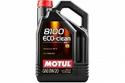 MOTUL 8100 Eco-CLEAN 0w20 5 л (масло синтетическое) 108862