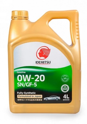 IDEMITSU 0W-20 SN/GF (F-S) 4л масло моторное