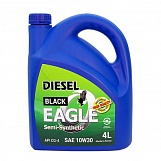 Масло дизельное BLACK EAGLE Diesel Semi-Syn. 10W30 API CG-4  4L