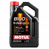 MOTUL 8100 X-Clean GEN2 5w40  SN, C3   4 л (масло синтетическое) 112119