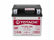 Аккумулятор TOTACHI CMF 5 а/ч YTX5L-BS L AGM