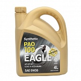 Масло бензиновое EAGLE PAO-100 SYNTHETIC 0W30 API SP  4L