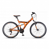 STELS Велосипед Focus 26"V 18-sp (18" Оранжевый/черный), арт. V030